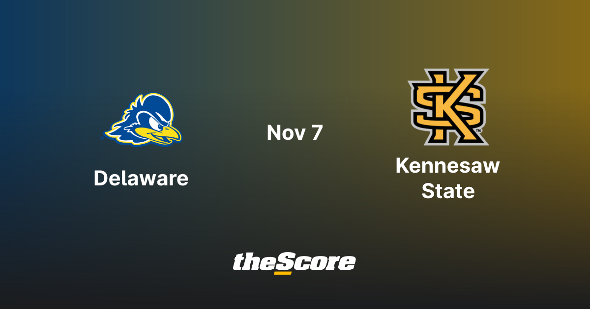 Delaware Blue Hens vs Kennesaw State Owls | November 7, 2026 | NCAAF ...
