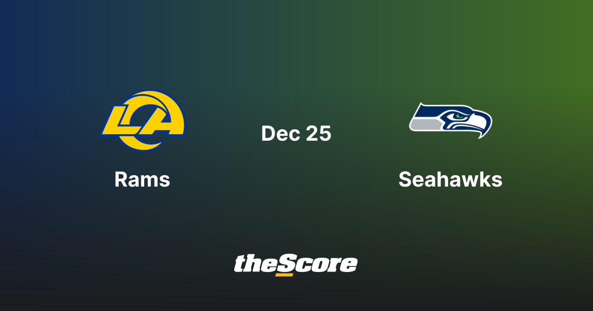 Los Angeles Rams vs Seattle Seahawks | December 26, 2026 | NFL Matchup ...