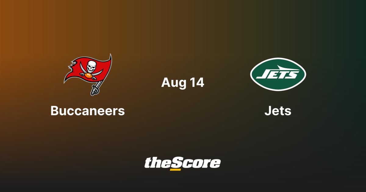 Tampa Bay Buccaneers vs New York Jets | August 14, 2026 | NFL Matchup ...