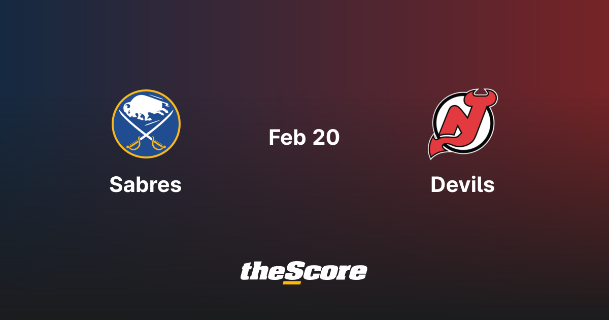 Buffalo Sabres vs New Jersey Devils | February 20, 2027 | NHL Matchup ...